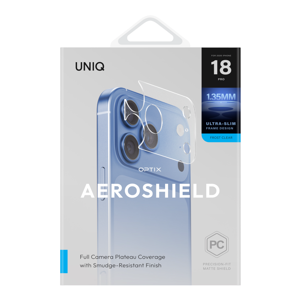 Uniq Apple iPhone 18 Pro Optix AeroShield Kamera Modül Koruyucu