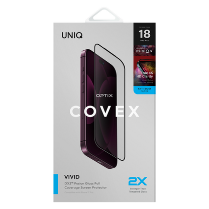 Uniq Apple iPhone 18 Pro Optix Covex Vivid Cam Ekran Koruyucu