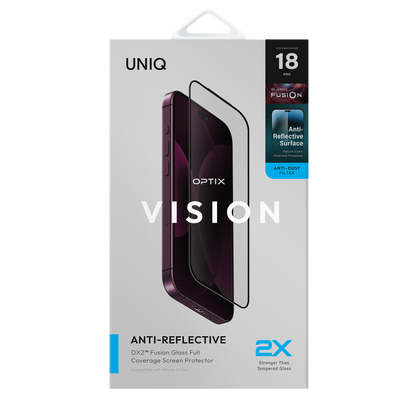 Uniq Apple iPhone 18 Pro Optix Vision AR Cam Ekran Koruyucu