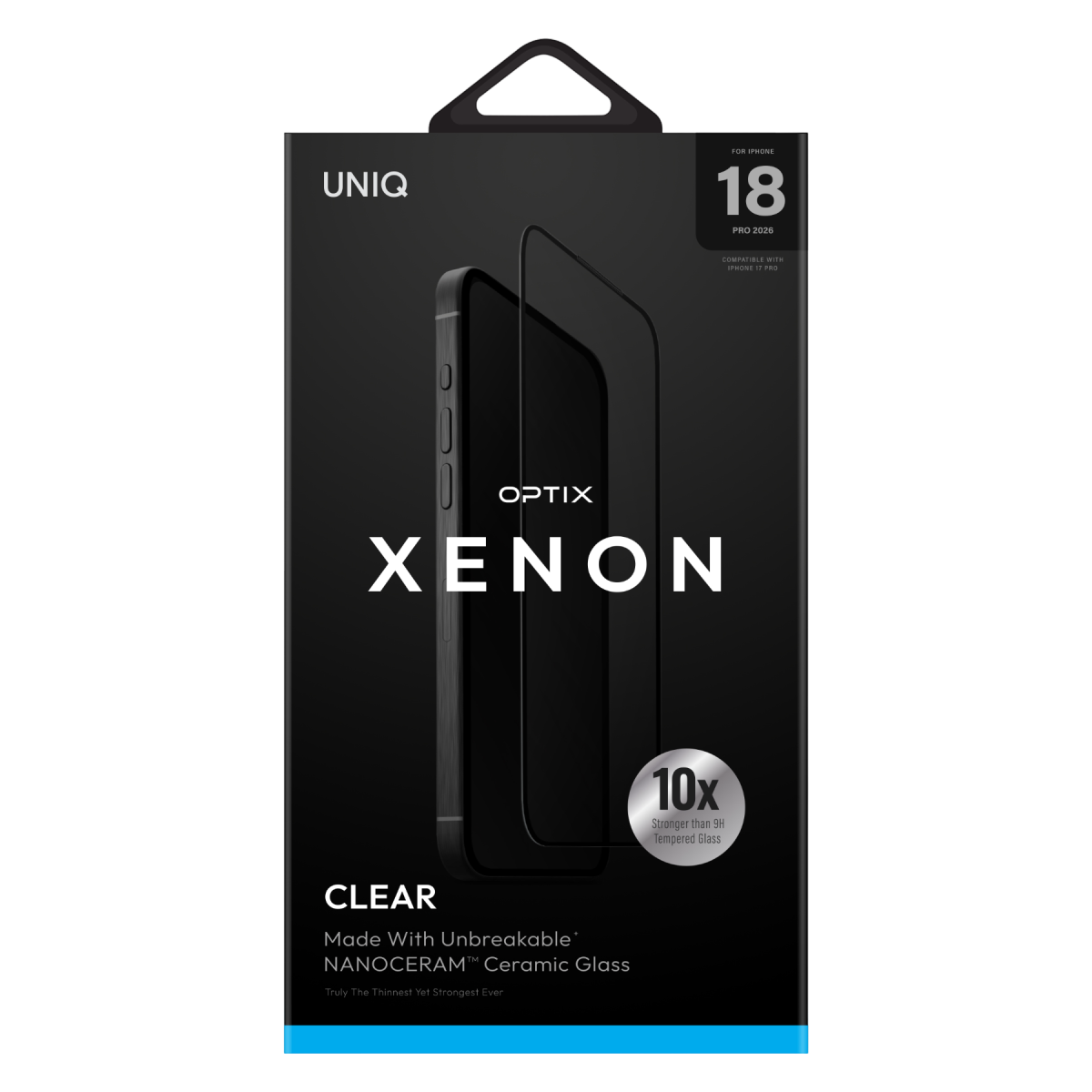Uniq Apple iPhone 18 Pro Optix Xenon Nanocream Cam Ekran Koruyucu
