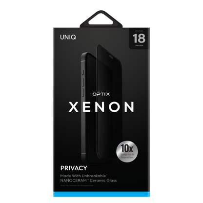 Uniq Apple iPhone 18 Pro Optix Xenon Nanocream Privacy Cam Ekran Koruyucu
