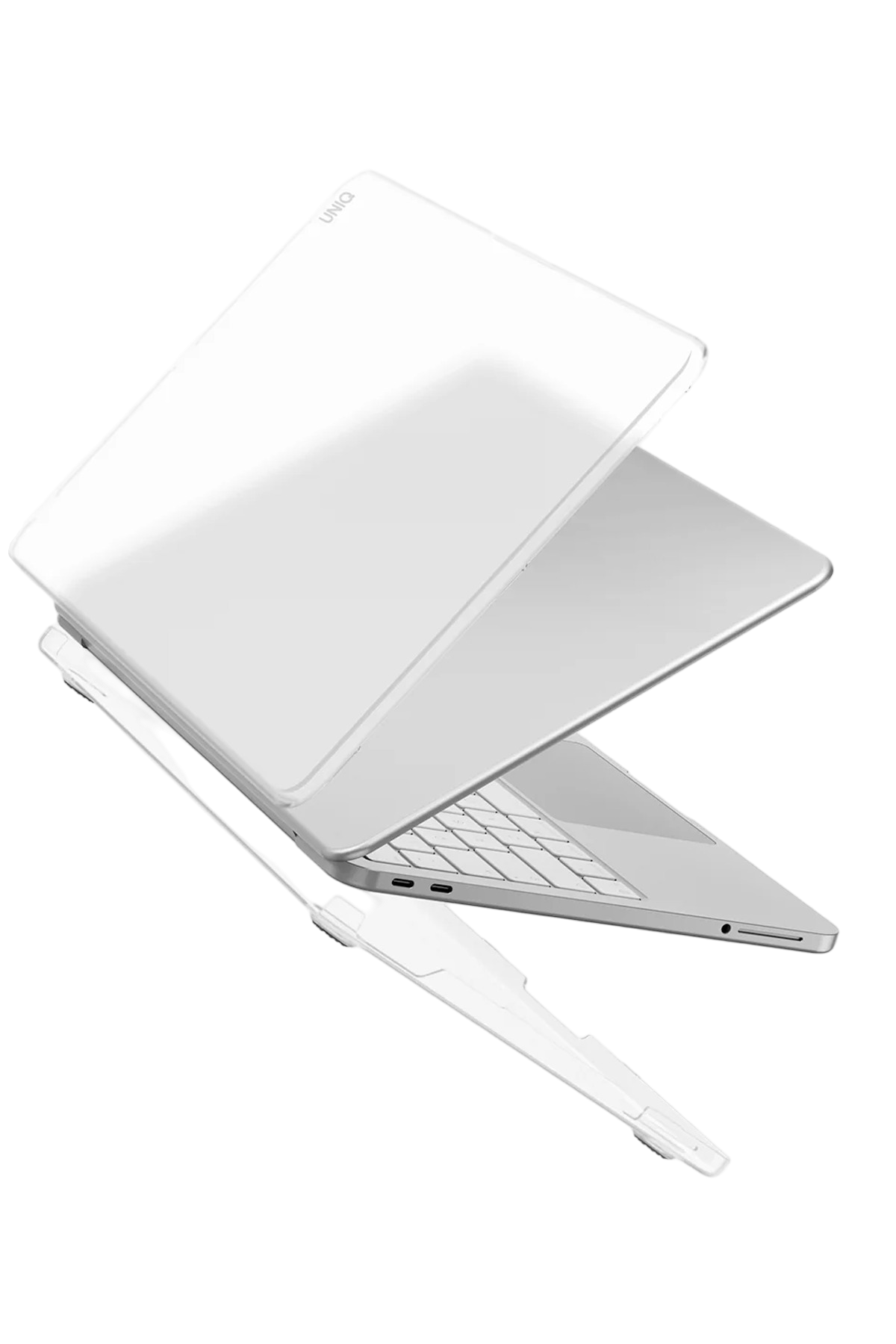 Uniq Apple MacBook Neo Claro Şeffaf Koruma Seti - Şeffaf