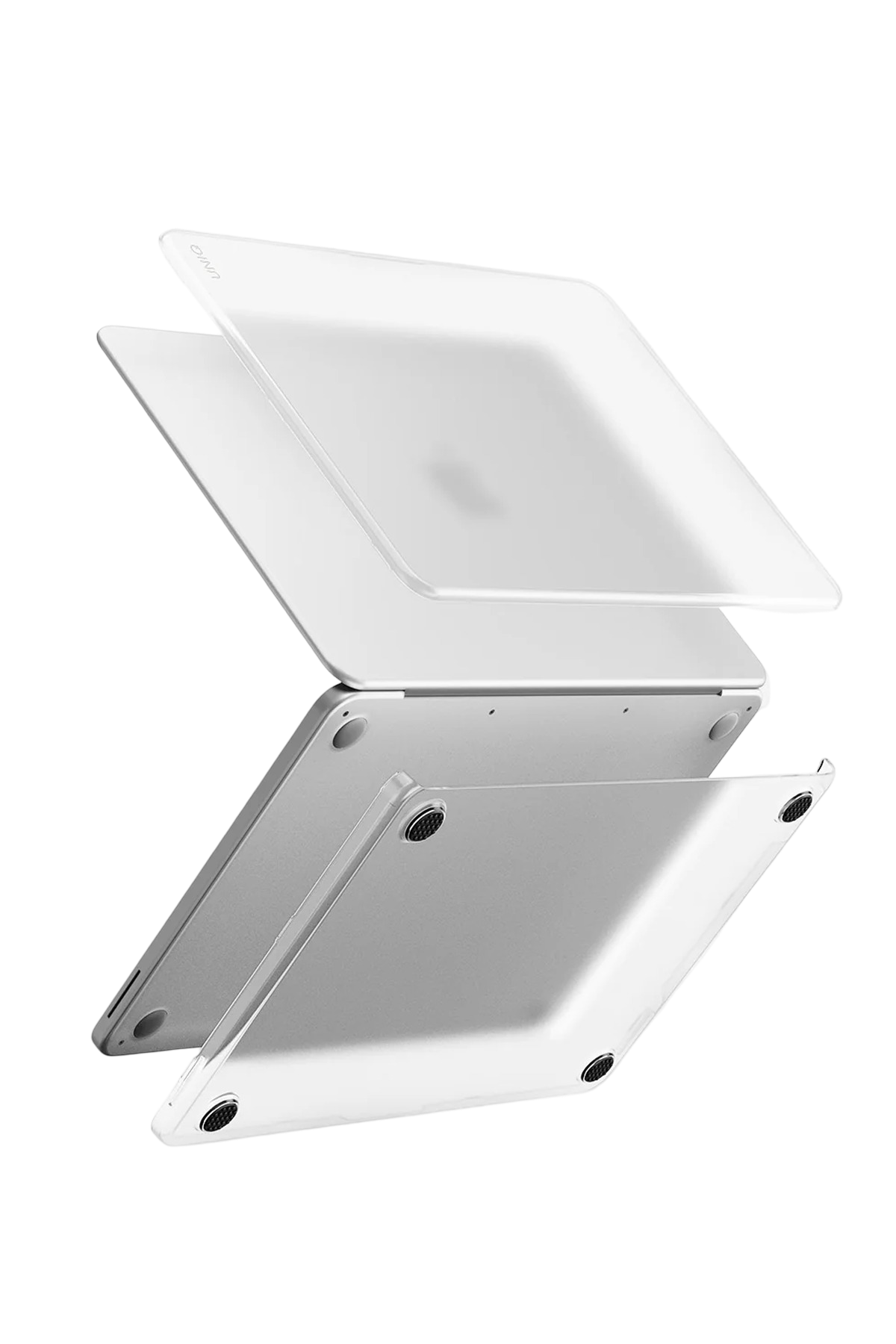 Uniq Apple MacBook Neo Claro Şeffaf Koruma Seti - Şeffaf