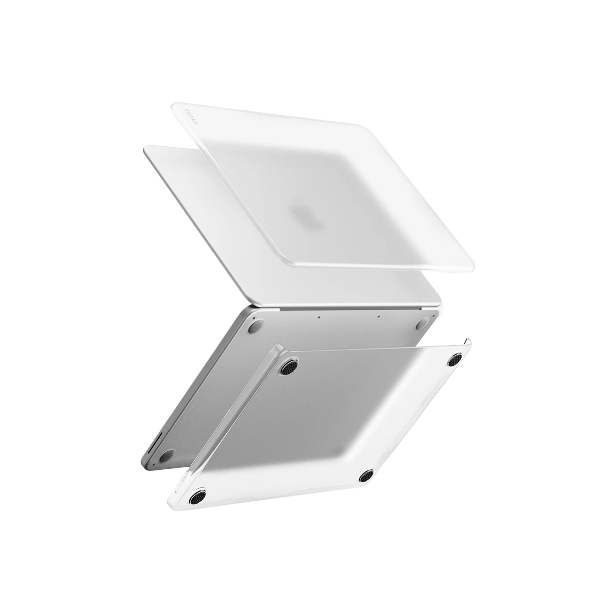 Uniq Apple MacBook Neo Claro Şeffaf Koruma Seti