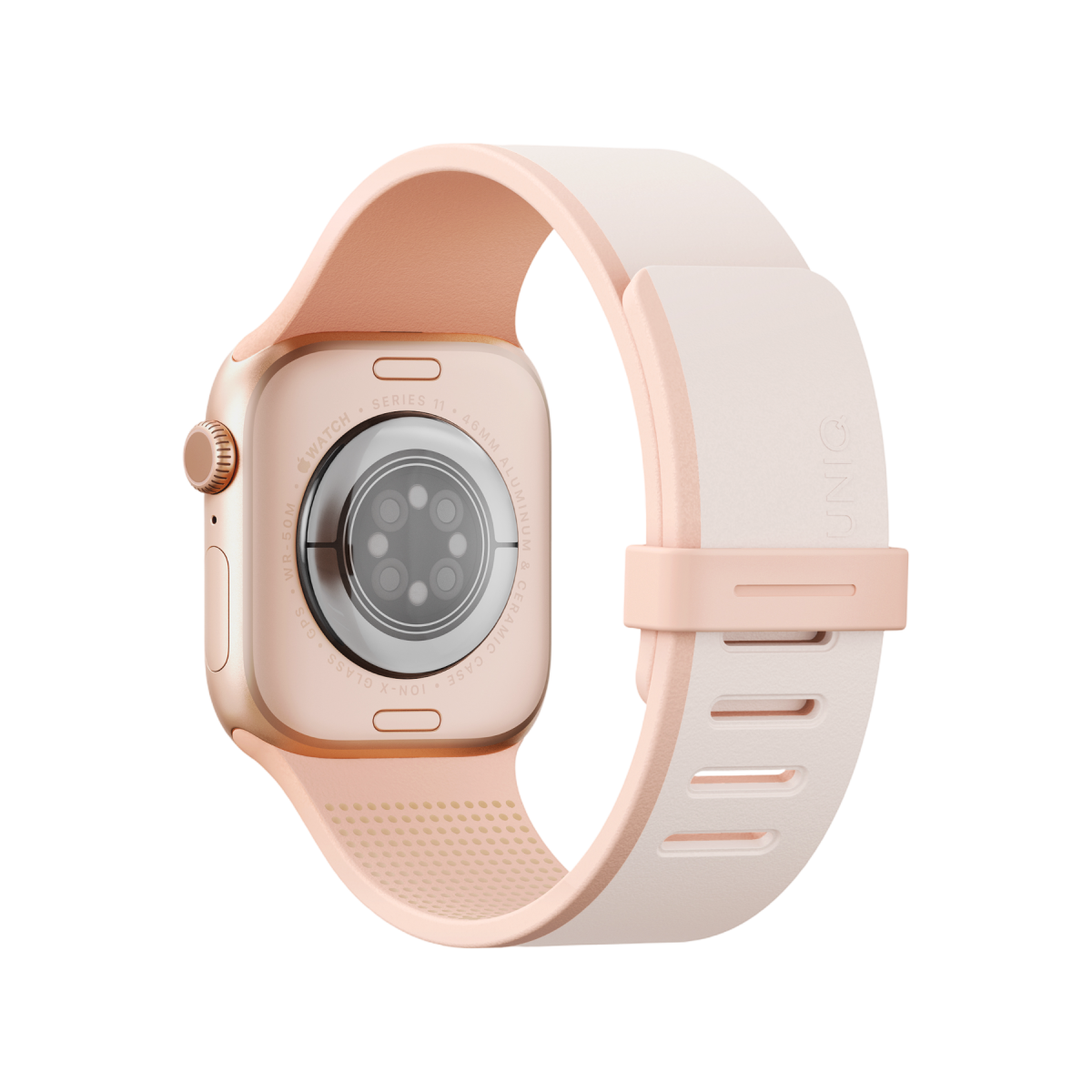 Uniq Apple Watch 41mm Revix IV Reversible Manyetik Kordon - Sarı-Bej