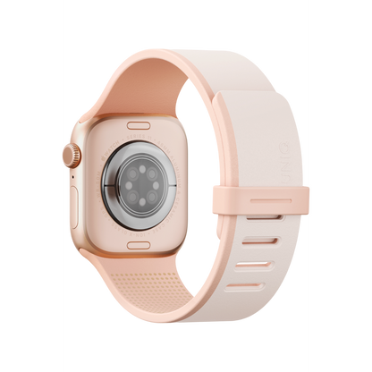 Uniq Apple Watch 41mm Revix IV Reversible Manyetik Kordon - Sarı-Bej