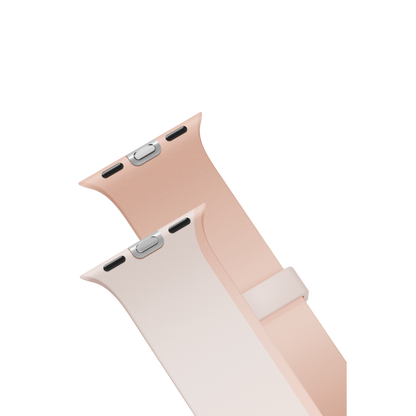 Uniq Apple Watch 41mm Revix IV Reversible Manyetik Kordon - Sarı-Bej
