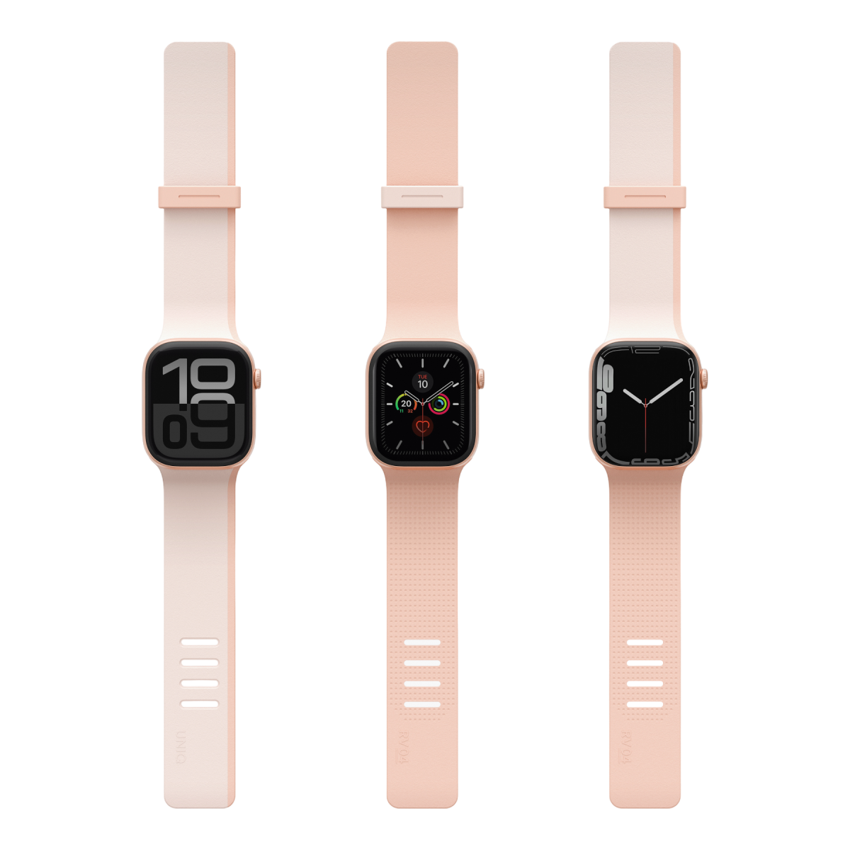 Uniq Apple Watch 41mm Revix IV Reversible Manyetik Kordon - Sarı-Bej