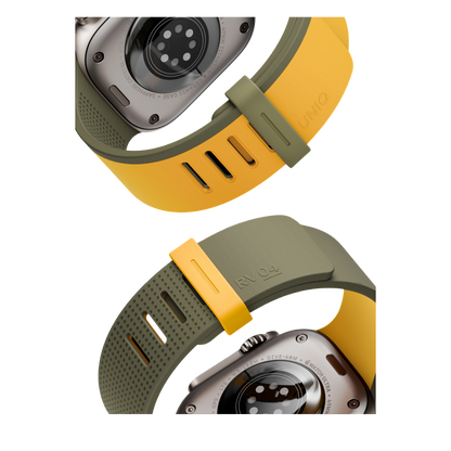 Uniq Apple Watch Ultra 49mm Revix IV Reversible Manyetik Kordon - Siyah-Gri