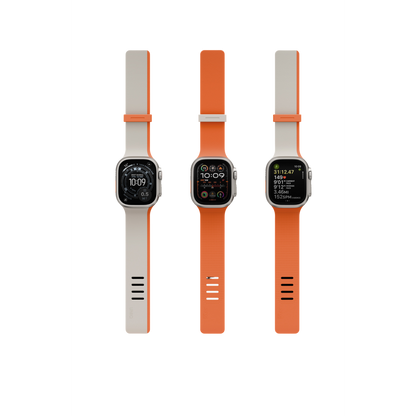 Uniq Apple Watch Ultra 49mm Revix IV Reversible Manyetik Kordon - Siyah-Gri