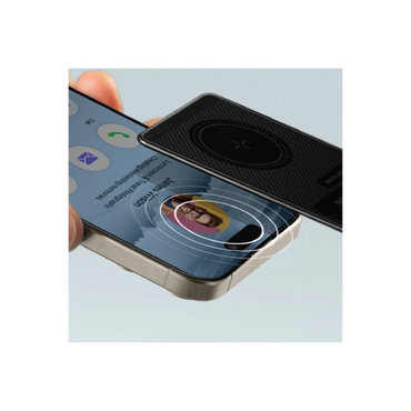 Uniq Atlas NFC Find My Destekli Dijital Göstergeli Kablosuz Şarjlı Dijital Kart - Siyah