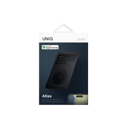 Uniq Atlas NFC Find My Destekli Dijital Göstergeli Kablosuz Şarjlı Dijital Kart
