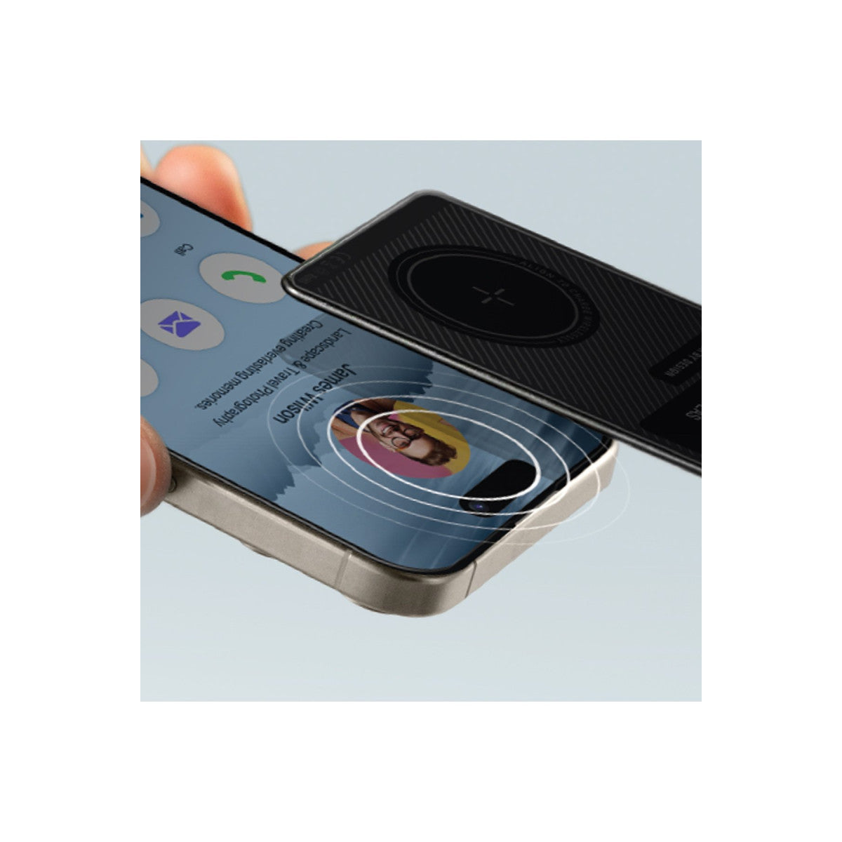Uniq Atlas NFC Find My Destekli Dijital Göstergeli Kablosuz Şarjlı Dijital Kart
