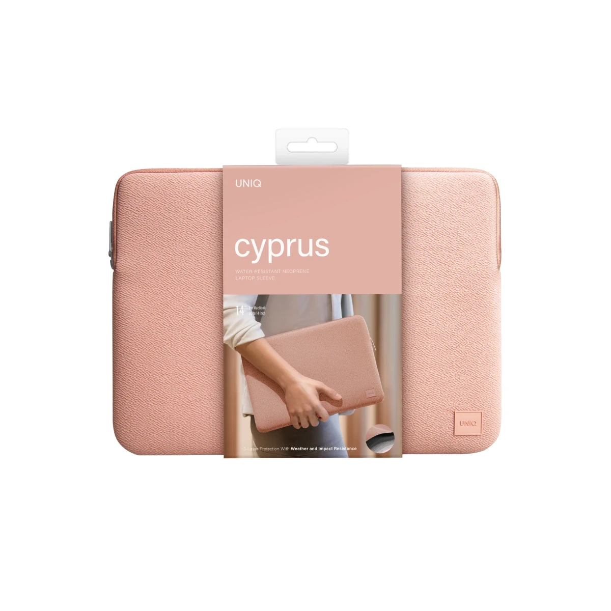 Uniq Cyprus Su Geçirmez Neopren Kumaş 14inç Laptop Çanta - Kahverengi