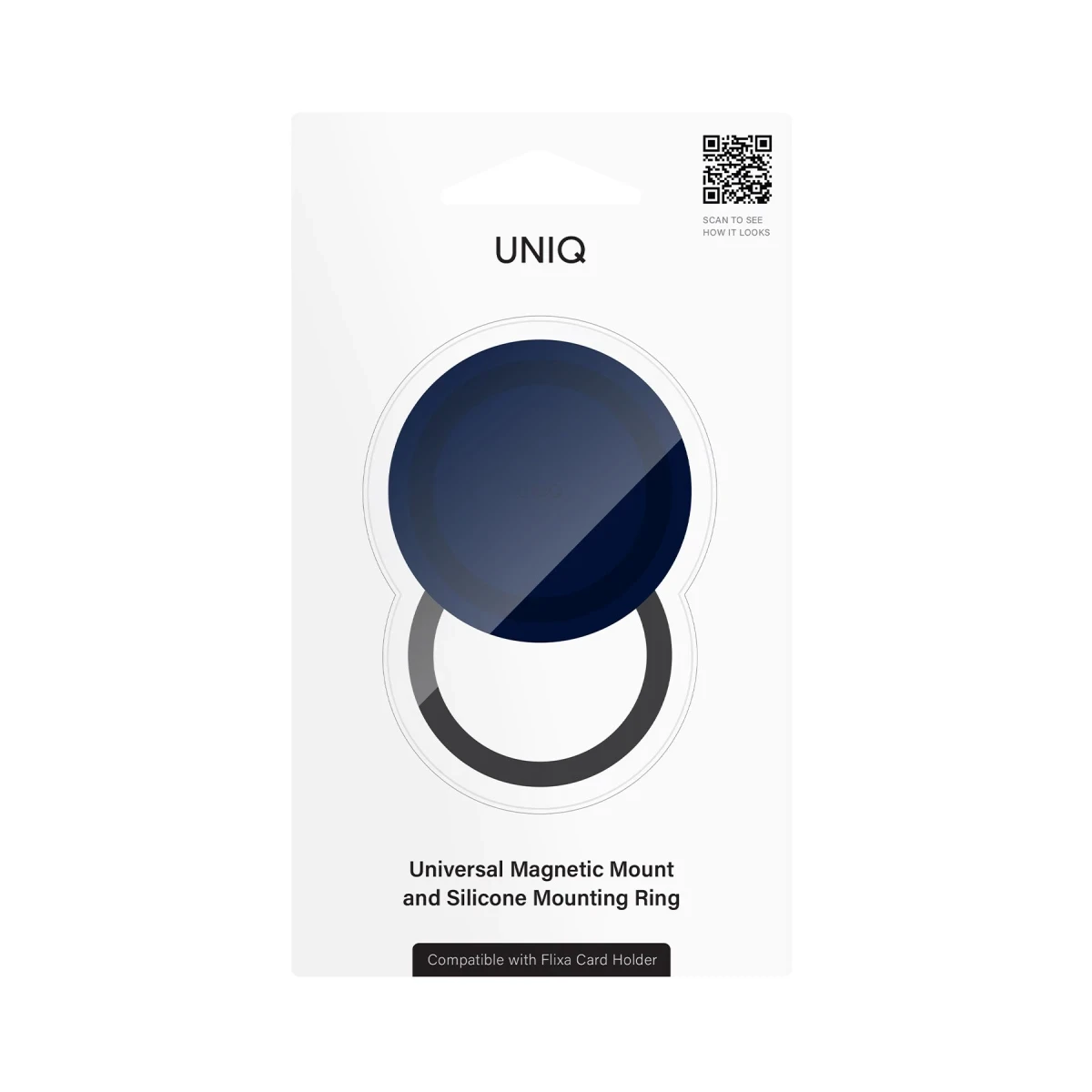 Uniq Flixa Magsafe Yüzüklü Mıknatıs - Lacivert