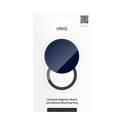 Uniq Flixa Magsafe Yüzüklü Mıknatıs - Lacivert