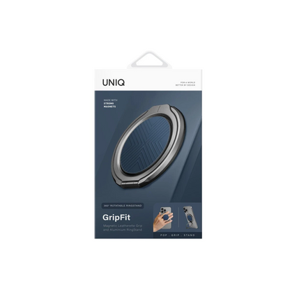 Uniq GripFit Classic 360 Manyetik Magsafe Kickstand Yüzük - Mavi