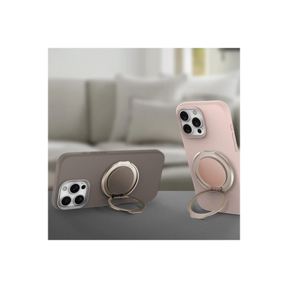 Uniq GripFit Classic 360 Manyetik Magsafe Kickstand Yüzük - Pembe