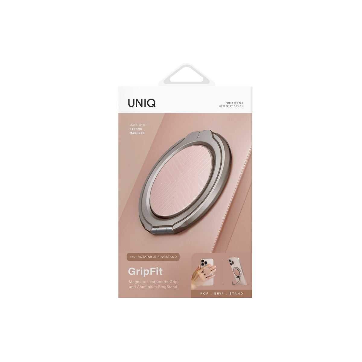 Uniq GripFit Classic 360 Manyetik Magsafe Kickstand Yüzük