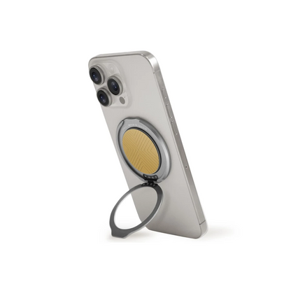 Uniq GripFit Classic 360 Manyetik Magsafe Kickstand Yüzük - Sarı