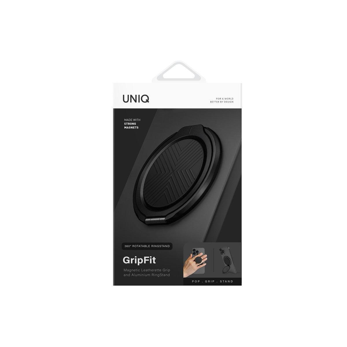 Uniq GripFit Classic 360 Manyetik Magsafe Kickstand Yüzük