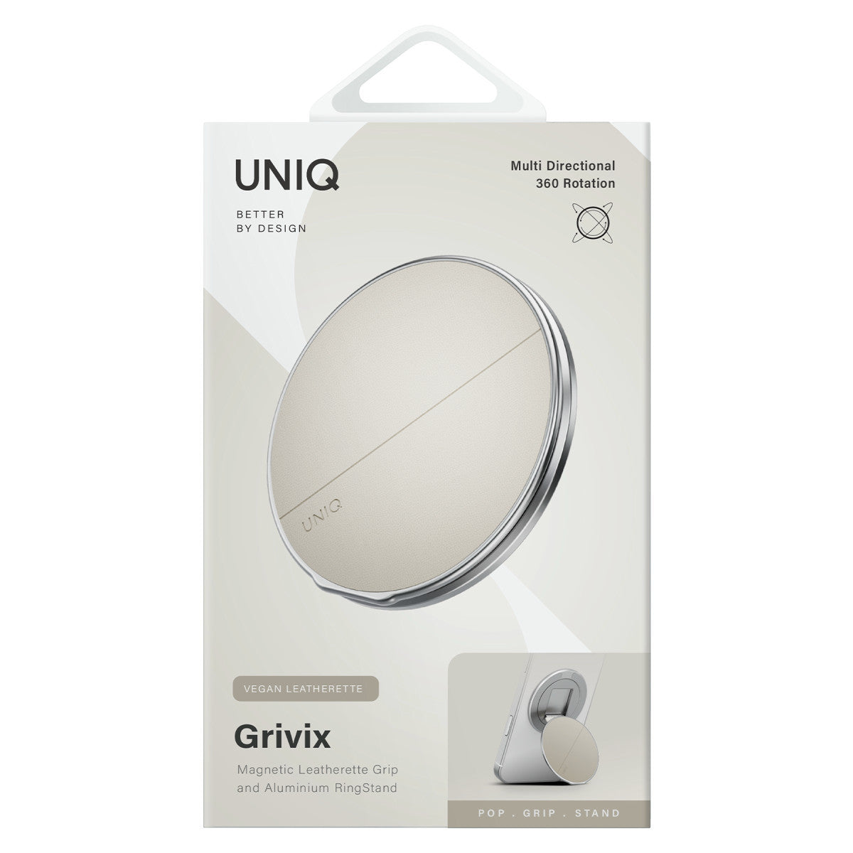 Uniq Grivix Classic 360 Manyetik Magsafe Kickstand Yüzük