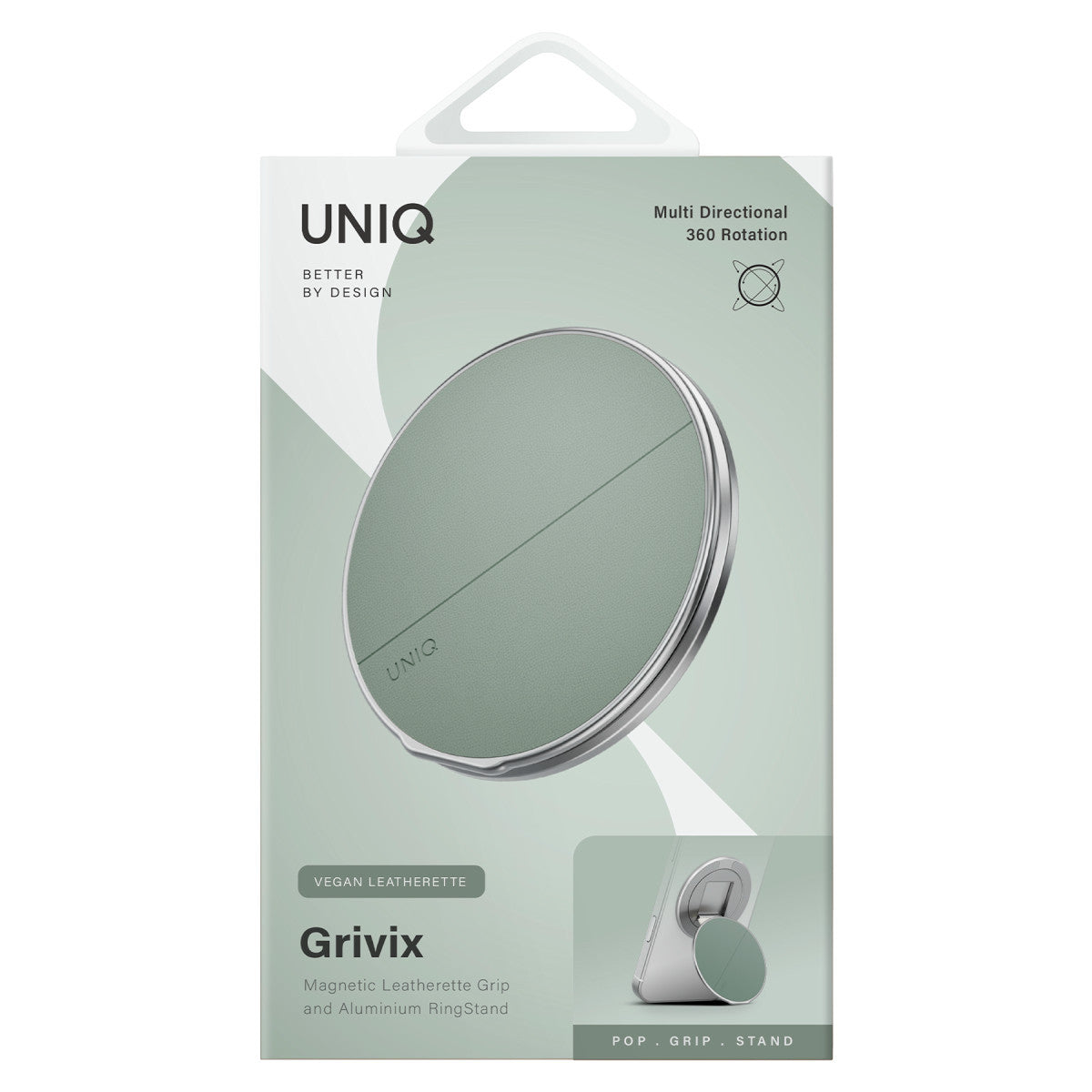 Uniq Grivix Classic 360 Manyetik Magsafe Kickstand Yüzük