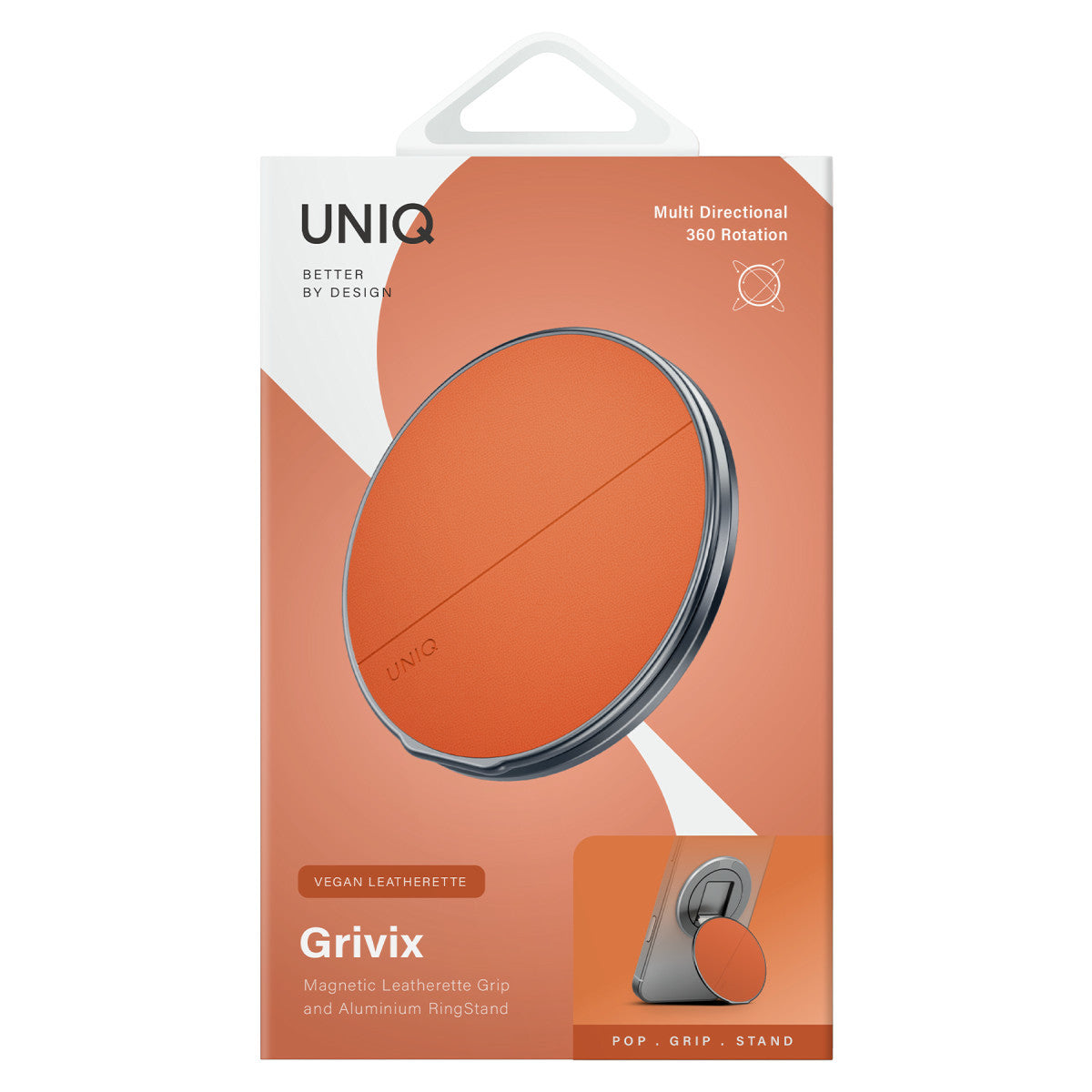 Uniq Grivix Classic 360 Manyetik Magsafe Kickstand Yüzük