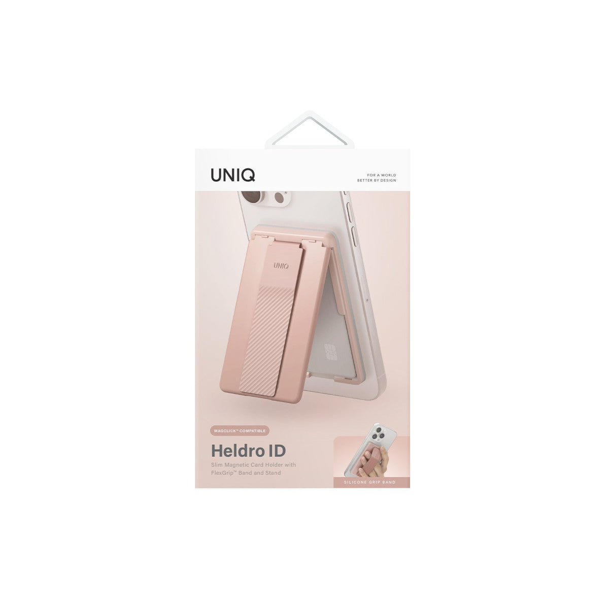 Uniq Heldro ID Manyetik Kartlıklı Kaydırmaz Stant