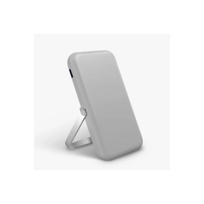 Uniq Hoveo 5.000mAh Manyetik PD Kablosuz Type-C Standlı Powerbank - Açık Gri