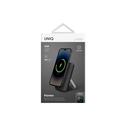 Uniq Hoveo 5.000mAh Manyetik PD Kablosuz Type-C Standlı Powerbank