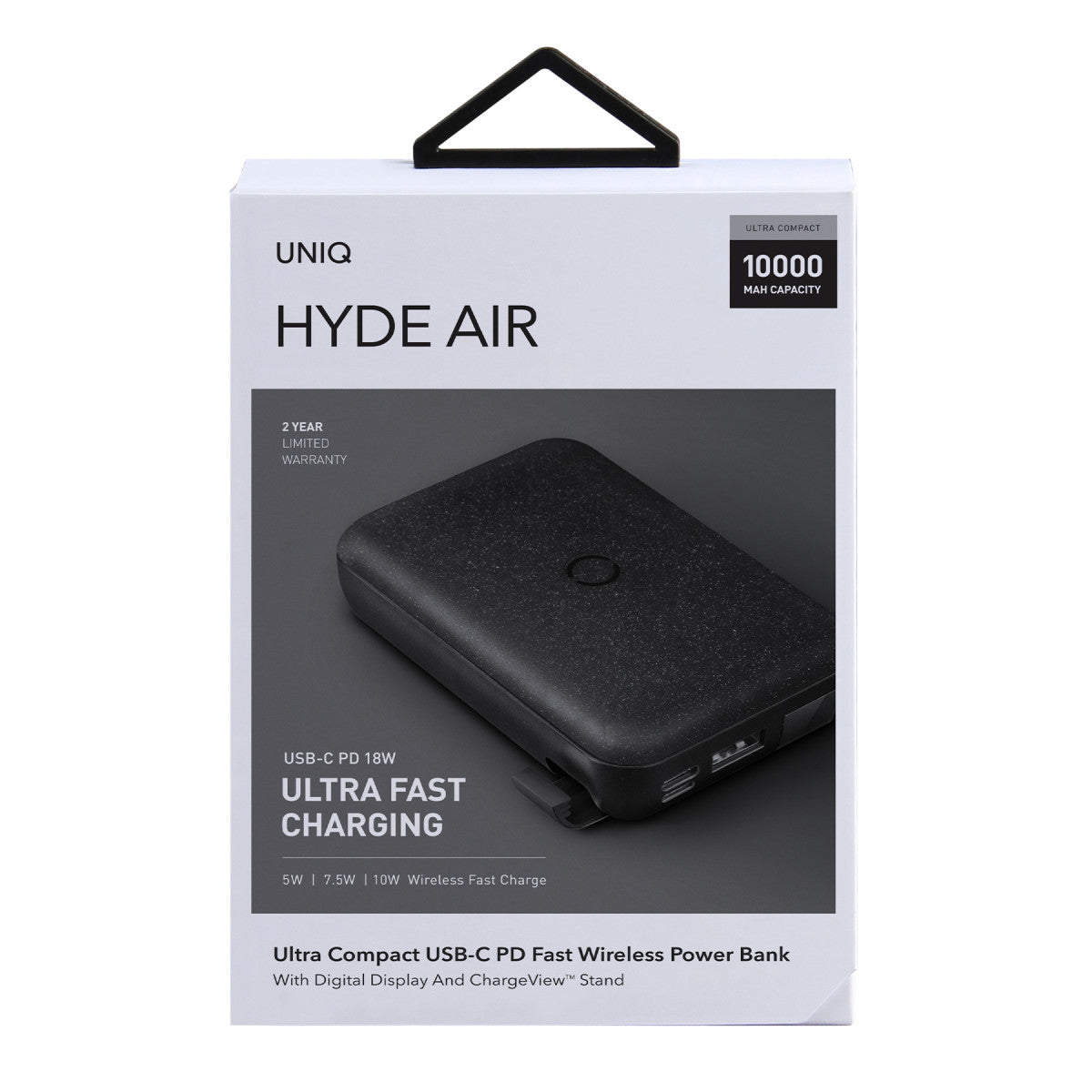 Uniq Hydeair 10.000mAh Manyetik PD Kablosuz 18W Type-C Powerbank