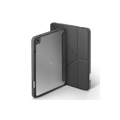 Uniq Apple iPad 10.2 (9.nesil) Moven Standlı Tablet Kapak - Gri