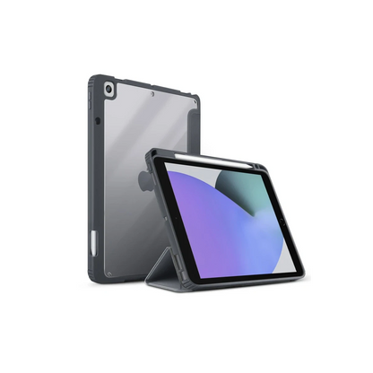 Uniq Apple iPad 10.2 (9.nesil) Moven Standlı Tablet Kapak - Gri