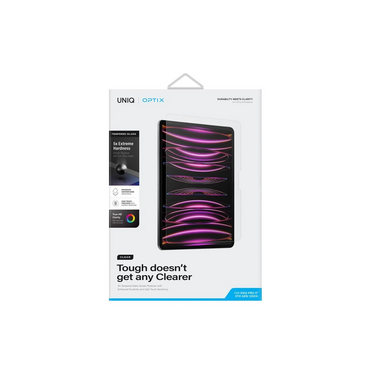 Uniq Apple iPad 10.2 (9.nesil) Optix Tablet Cam Ekran Koruyucu - Şeffaf