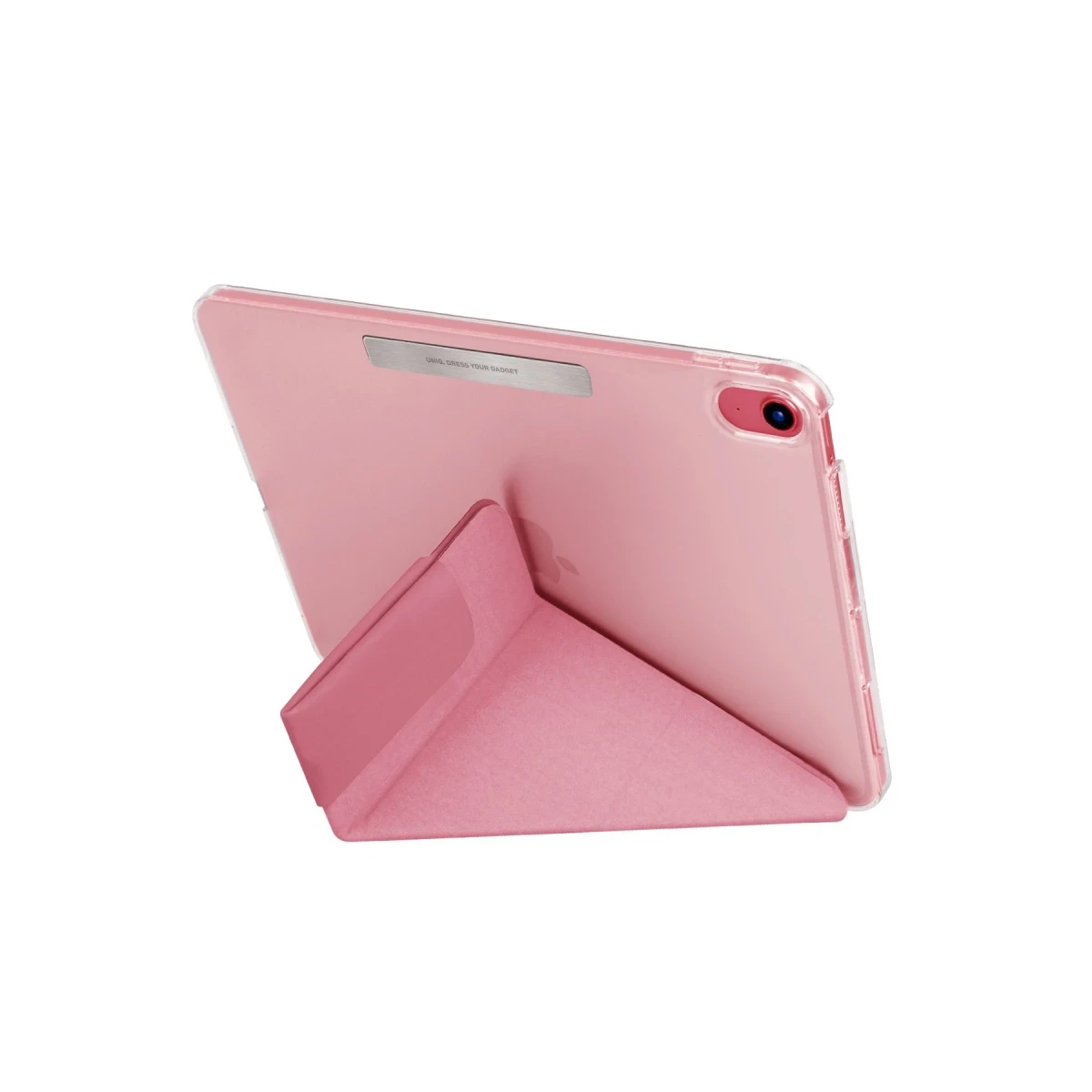 Uniq Apple iPad 2022 10.9 (10.nesil) Camden Katlanabilir Tablet Kapak - Koyu Pembe