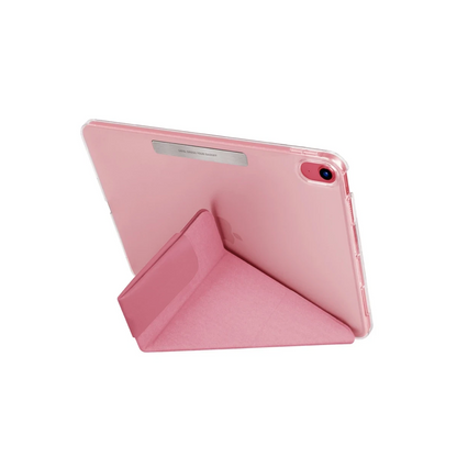 Uniq Apple iPad 2022 10.9 (10.nesil) Camden Katlanabilir Tablet Kapak - Koyu Pembe