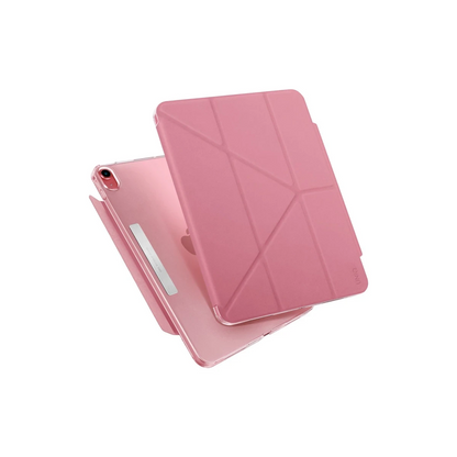Uniq Apple iPad 2022 10.9 (10.nesil) Camden Katlanabilir Tablet Kapak - Koyu Pembe