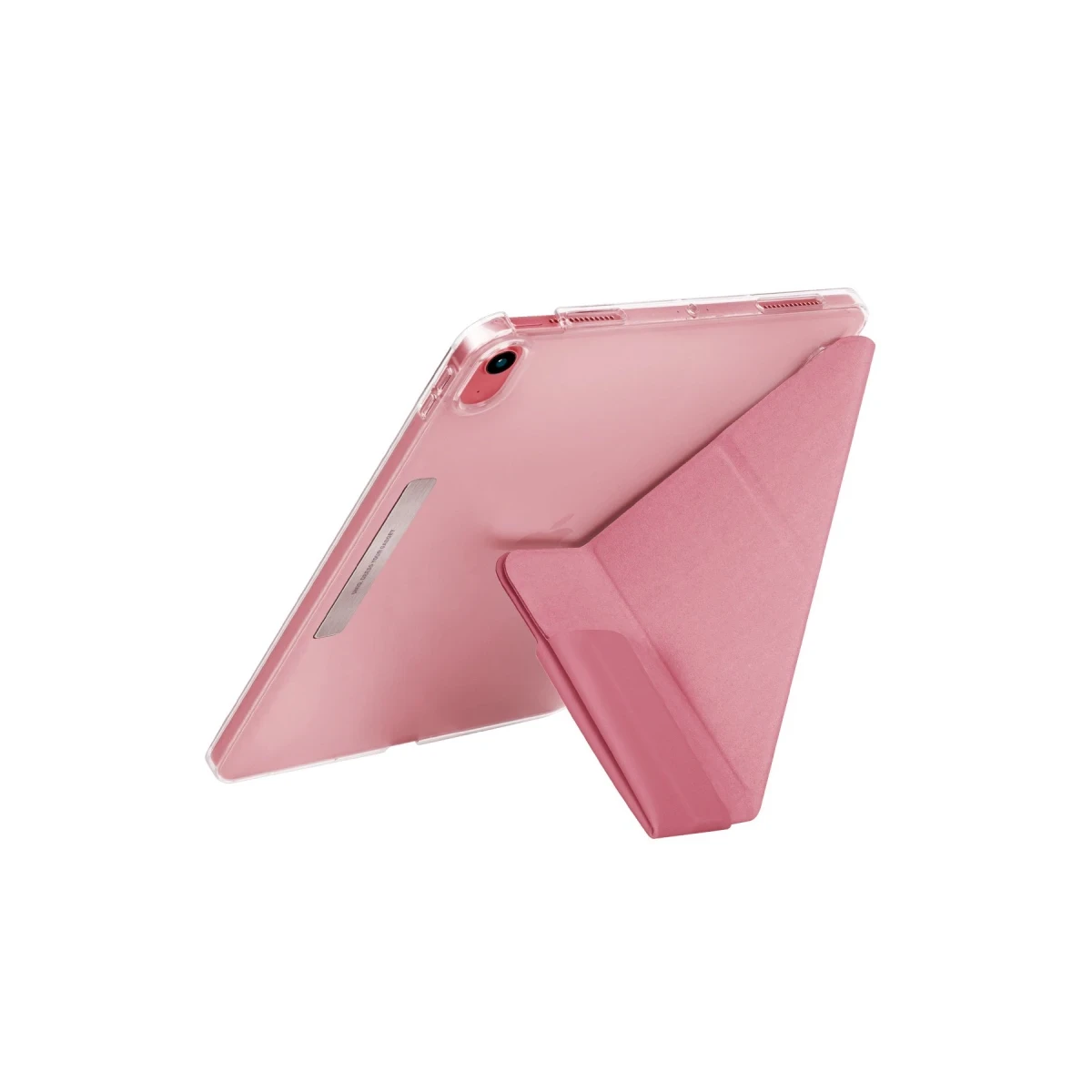 Uniq Apple iPad 2022 10.9 (10.nesil) Camden Katlanabilir Tablet Kapak - Koyu Pembe