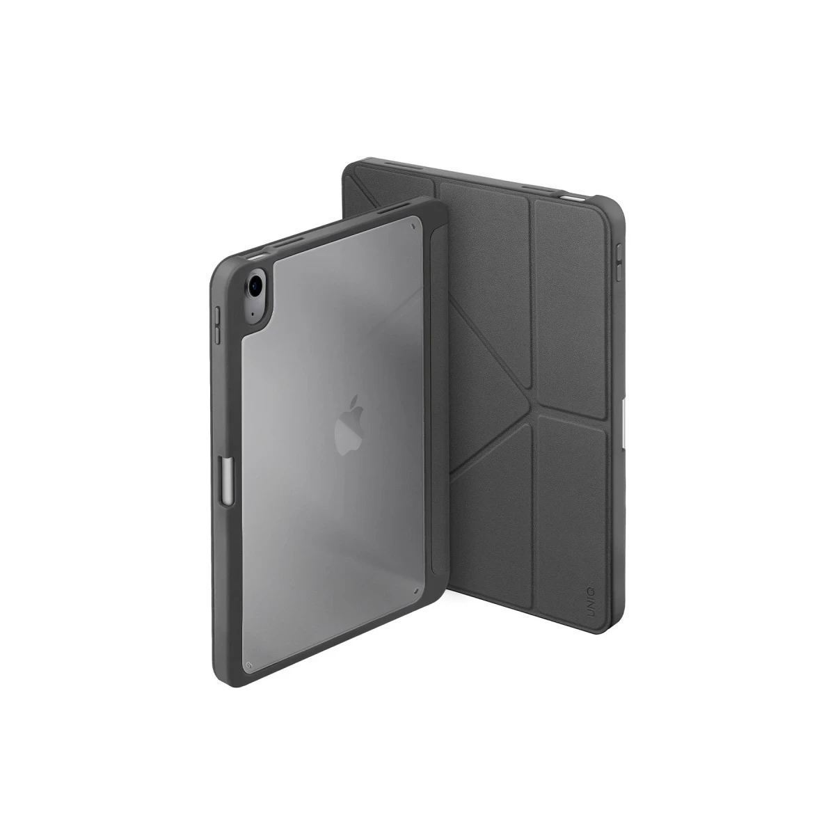 Uniq Apple iPad 2022 10.9 (10.nesil) Moven Standlı Tablet Kapak - Gri