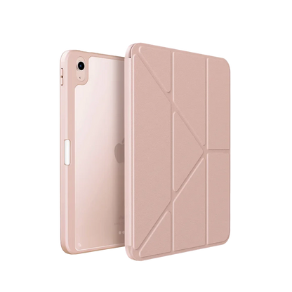 Uniq Apple iPad 2022 10.9 (10.nesil) Moven Standlı Tablet Kapak - Pembe