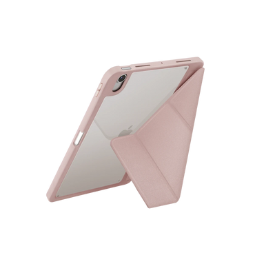 Uniq Apple iPad 2022 10.9 (10.nesil) Moven Standlı Tablet Kapak - Pembe