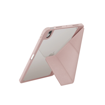 Uniq Apple iPad 2022 10.9 (10.nesil) Moven Standlı Tablet Kapak - Pembe