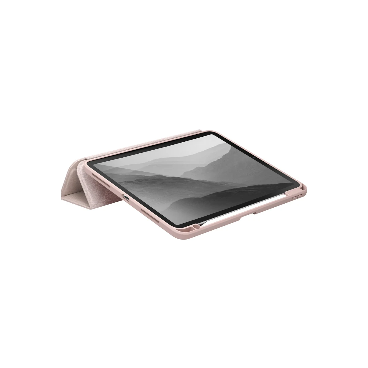 Uniq Apple iPad 2022 10.9 (10.nesil) Moven Standlı Tablet Kapak - Pembe