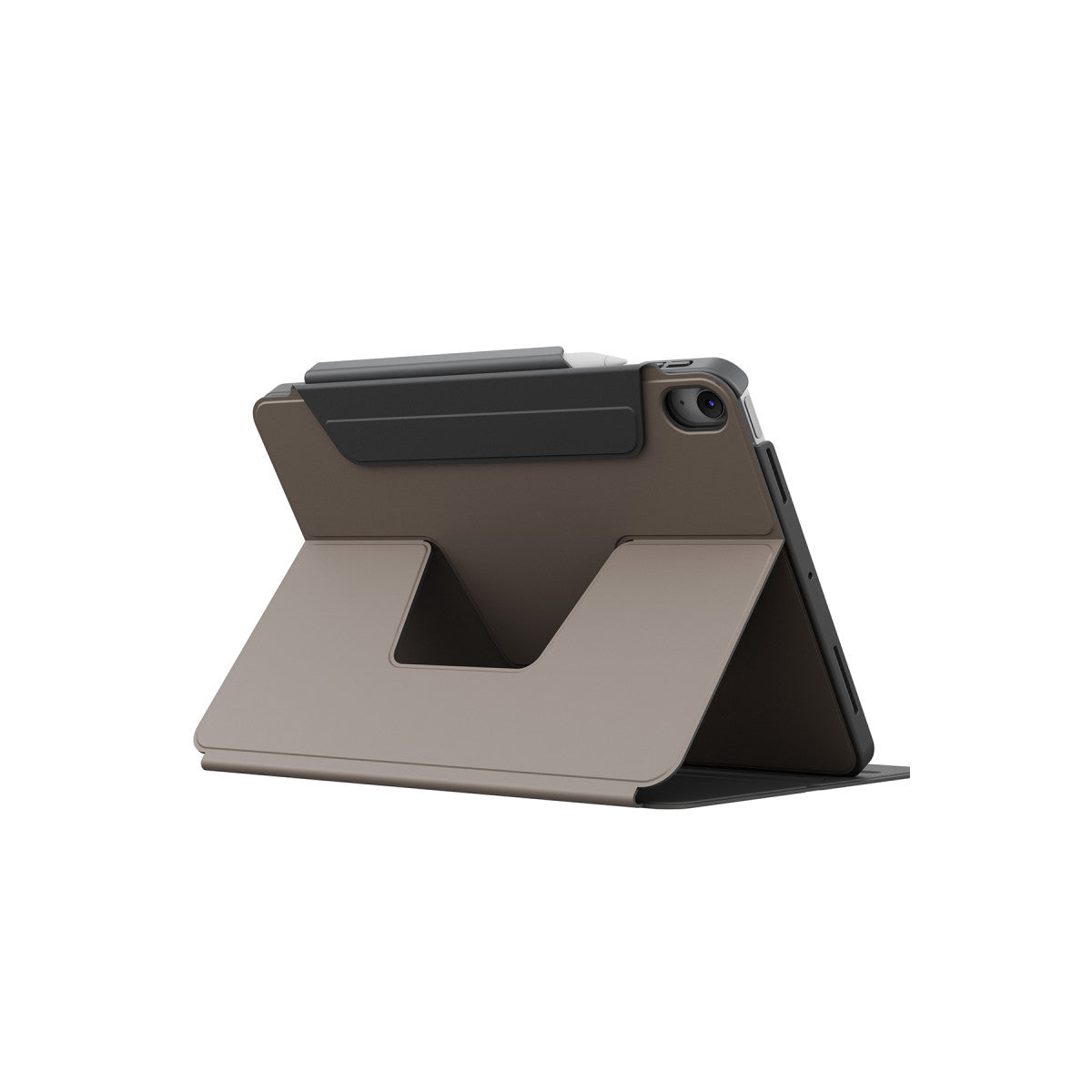Uniq Apple iPad 2025 10.9 10.Nesil (A16) Rovus Snapmount 360 Derece Dönebilen Manyetik Tablet Kılıf