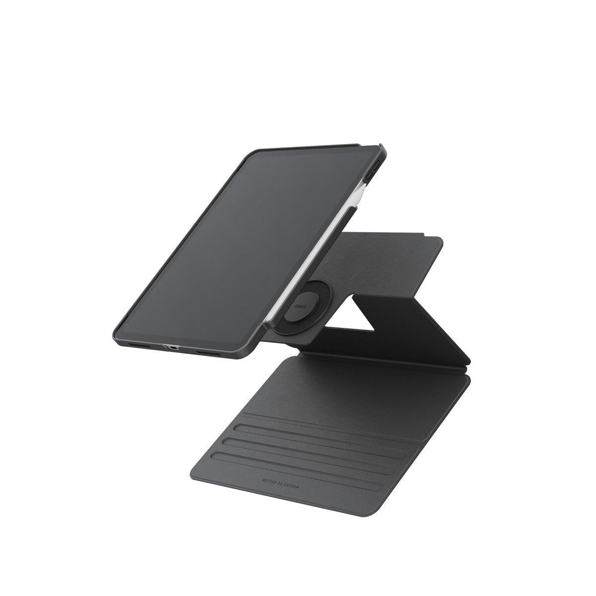 Uniq Apple iPad 2025 10.9 10.Nesil (A16) Rovus Snapmount 360 Derece Dönebilen Manyetik Tablet Kılıf