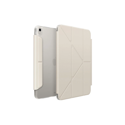 Uniq Apple iPad Air 11 (2024) Camden Katlanabilir Tablet Kapak - Bej