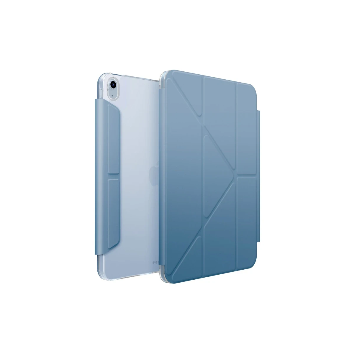 Uniq Apple iPad Air 11 (2024) Camden Katlanabilir Tablet Kapak - Koyu Mavi