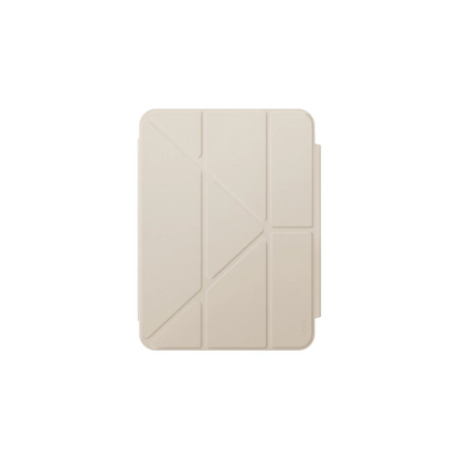 Uniq Apple iPad Air 13 (2024) Camden Katlanabilir Tablet Kapak - Bej