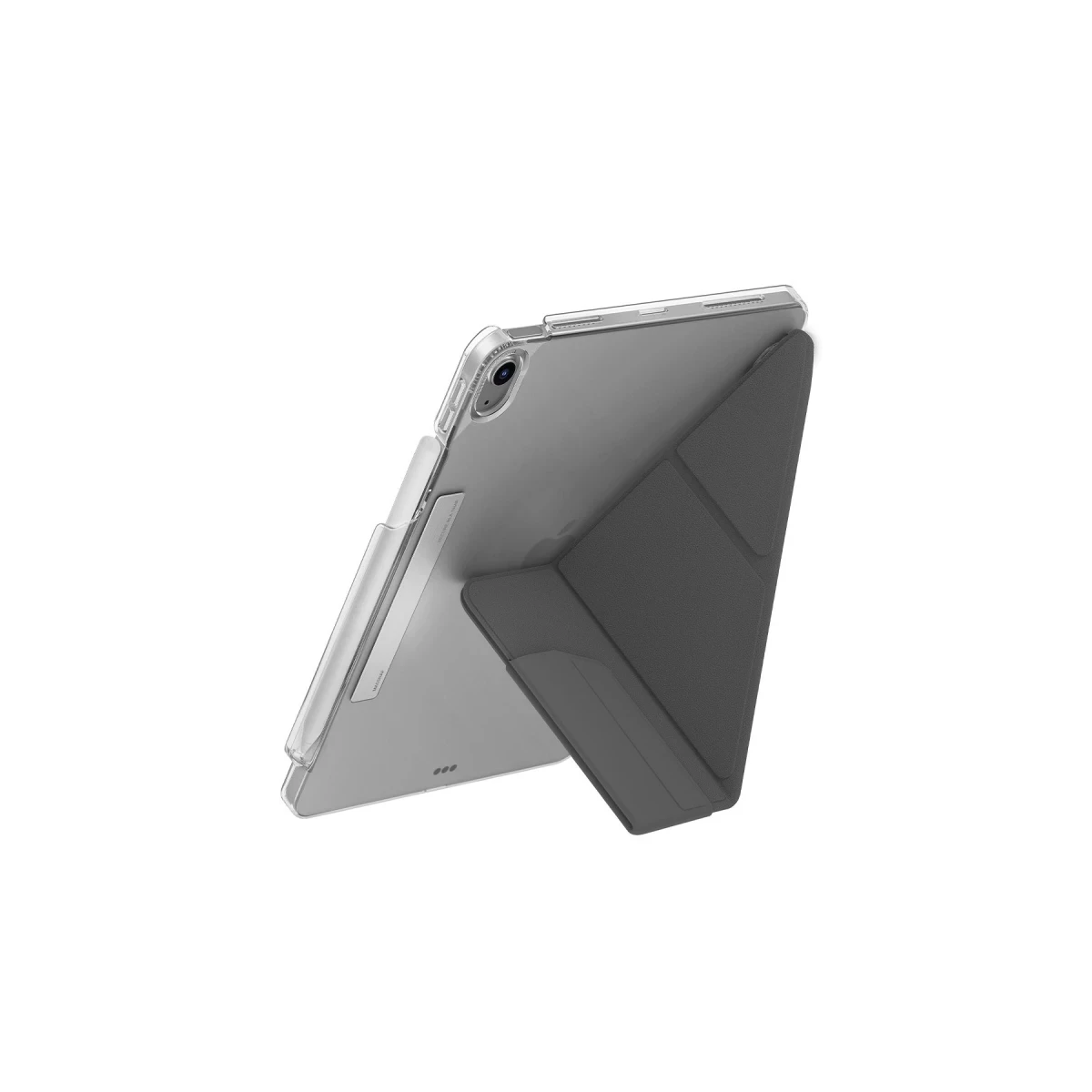 Uniq Apple iPad Air 13 (2024) Camden Katlanabilir Tablet Kapak - Koyu Gri